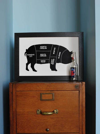 Old Try: Whole Hog Print - 13x20