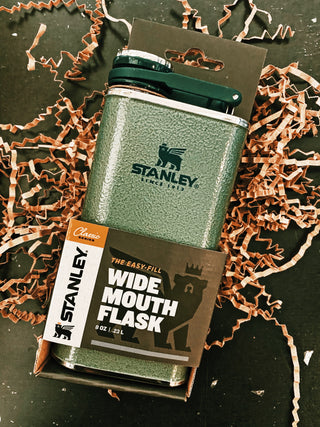Stanley: Classic Wide Mouth Flask - Hammertone Green