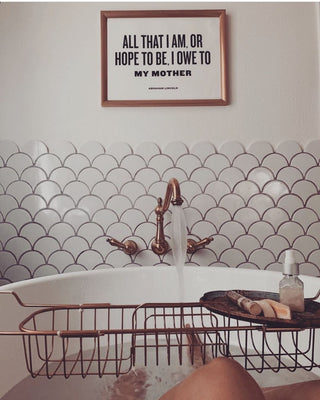 Letterpress: All That I Am Owe To My Mother