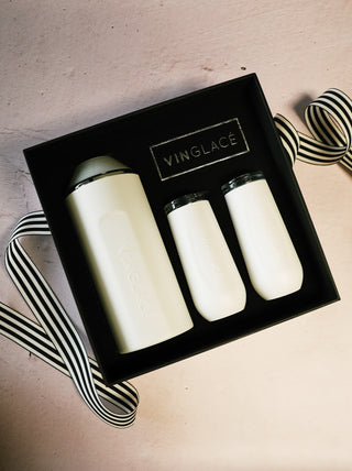 Vinglacé: Champagne Gift Sets with Glass Lined Flutes
