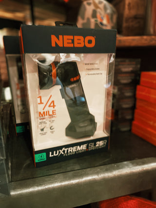 Nebo: Luxtreme SL25R Floodlight + Spotlight