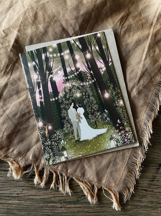 Enchanted Woodland Wedding Card