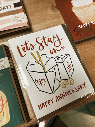 Anniversary Takeout Greeting Card
