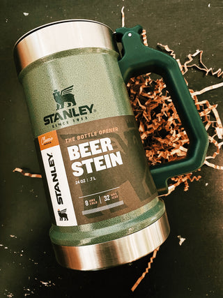 Stanley: The Bottle Opener Beer Stein - Hammertone Green