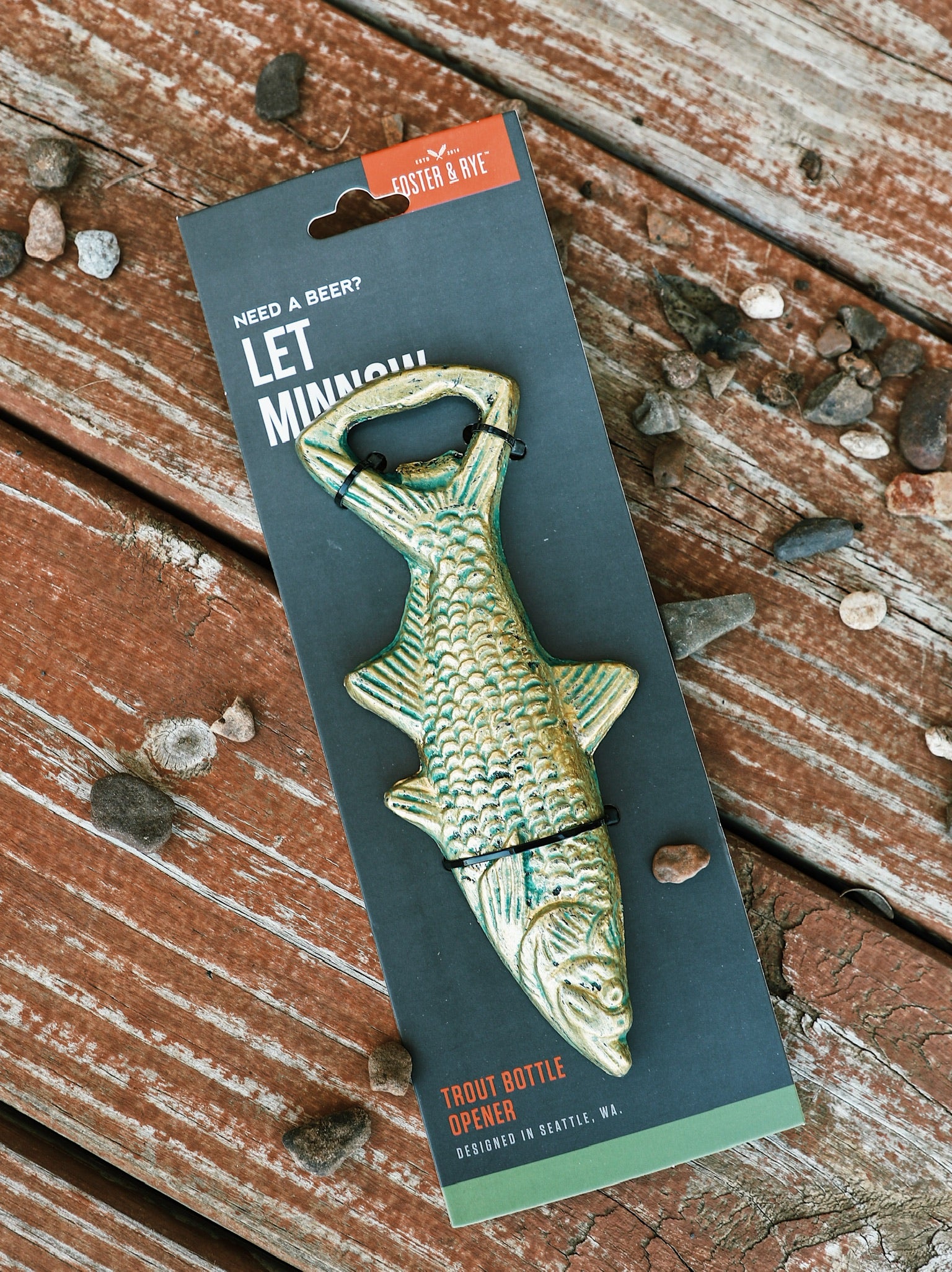 Cast Iron Fish Bottle Opener by Foster & Rye™