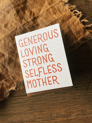 Generous Mother Card