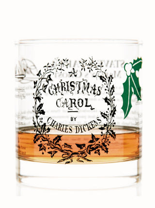 A Christmas Carol Rocks Glass