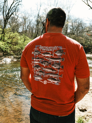 SEC Fish T-Shirt - Red