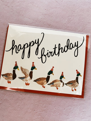 Duck Parade Birthday Card