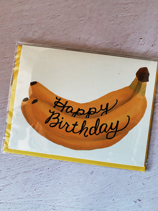 Bananas Birthday Card