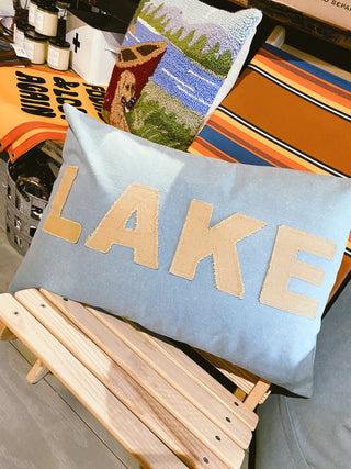 Lake Canvas Pillow