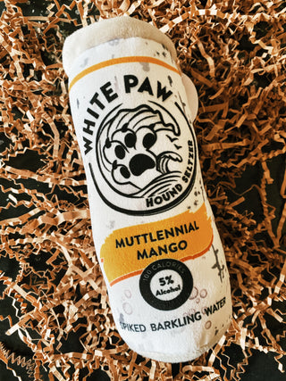 White Paw Dog Toy - Muttlennial Mango