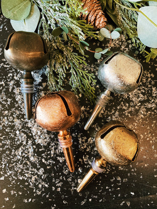 Santa's Bell Wine Stopper