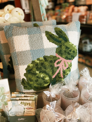 Bunny Topiary Hook Pillow