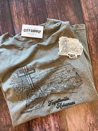 Mount Sequoyah Views T-Shirt (City Supply Exclusive)