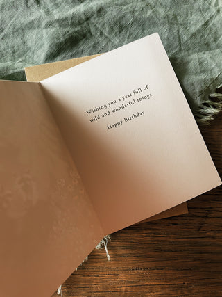 Raccoon Friends Birthday Card