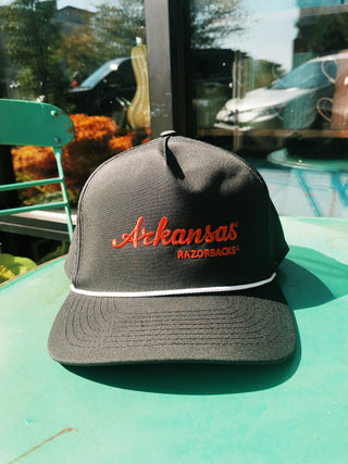 Arkansas Razorbacks Hat - Black
