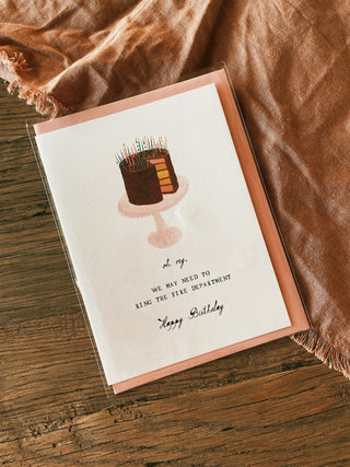 Ring the Fire Department Greeting Card