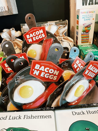 Bacon N Eggs Squishy Food Toy