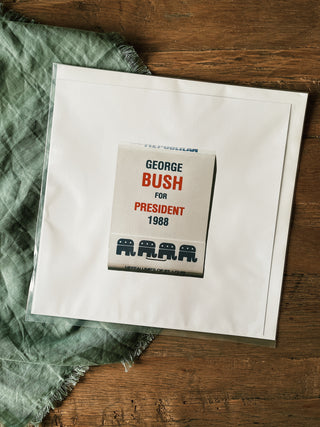 Match South: Vintage George Bush Election 1988 Print