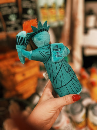 Lady Liberty Dog Toy- Small