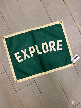 Oxford Pennant: Explore Camp Flag