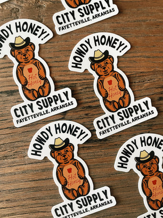 Howdy Honey Sticker