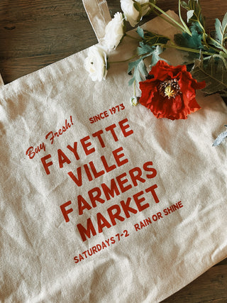 Fayetteville Farmers Market Buy Fresh Tote Bag