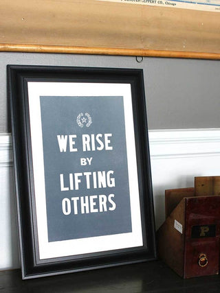 Old Try: We Rise Print - 13x20