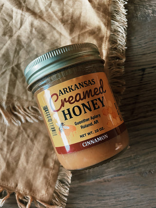 Guenther Apiary: Arkansas Creamed Honey - Cinnamon