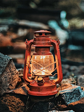 Old Red Lantern
