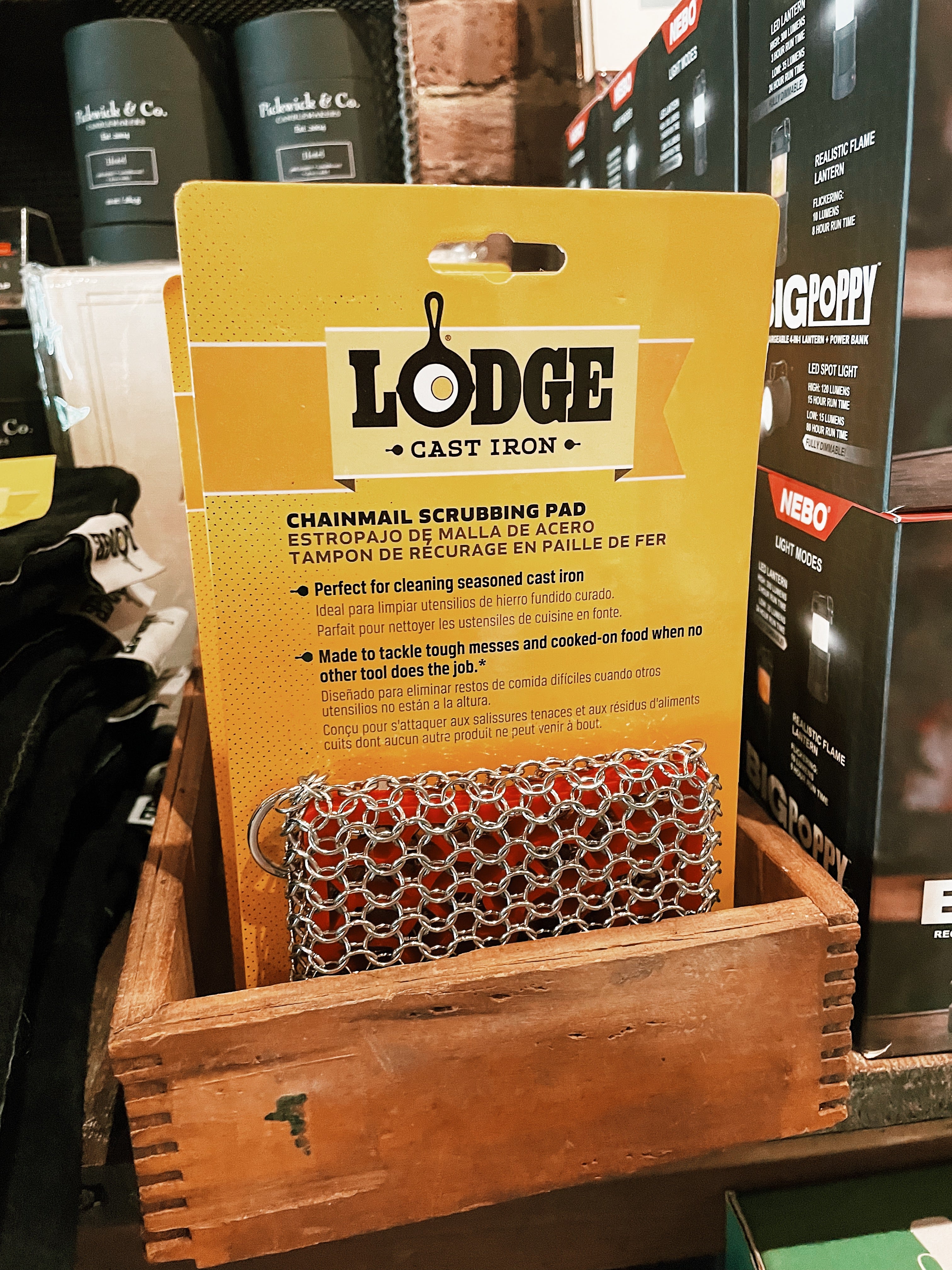 Lodge Cast-Iron Scrubber