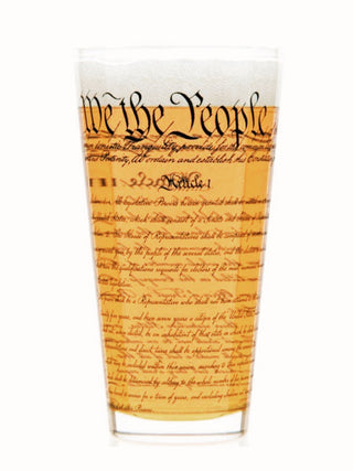 We the People Pint Glass