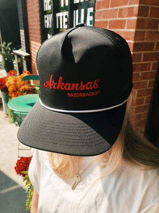 Arkansas Razorbacks Hat - Black