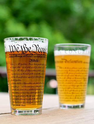 We the People Pint Glass